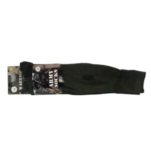 Military style socks green.