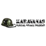 Στρατιωτικό κράνος με καμουφλάζ.