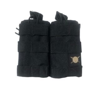Black adjustable exercise wrap magazines.