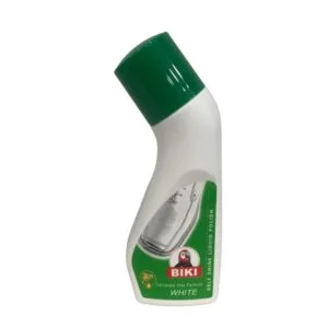 Biki white car wax bottle.
