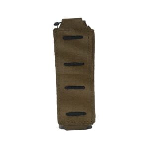 Brown cargo pouch on a white background.