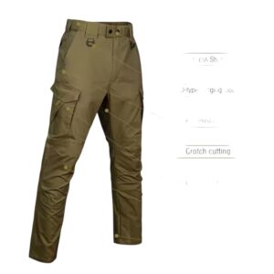 πράσινο παντελόνι πεζοπορίας με πολλές τσέπες