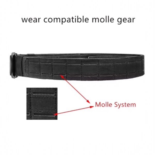 Μαύρη ζώνη με σύστημα Molle