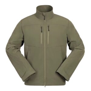 Πράσινο ανδρικό μπουφάν με φερμουάρ