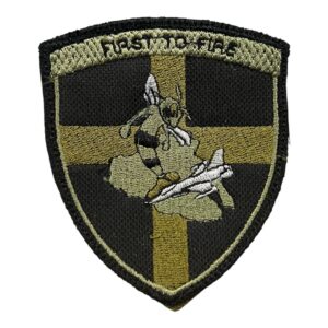 Στρατιωτικό έμβλημα με σύνθημα First to Fire
